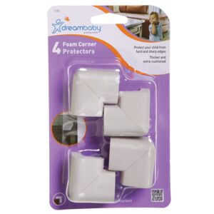 Dreambaby 4-Piece Foam Corner Protector Grey